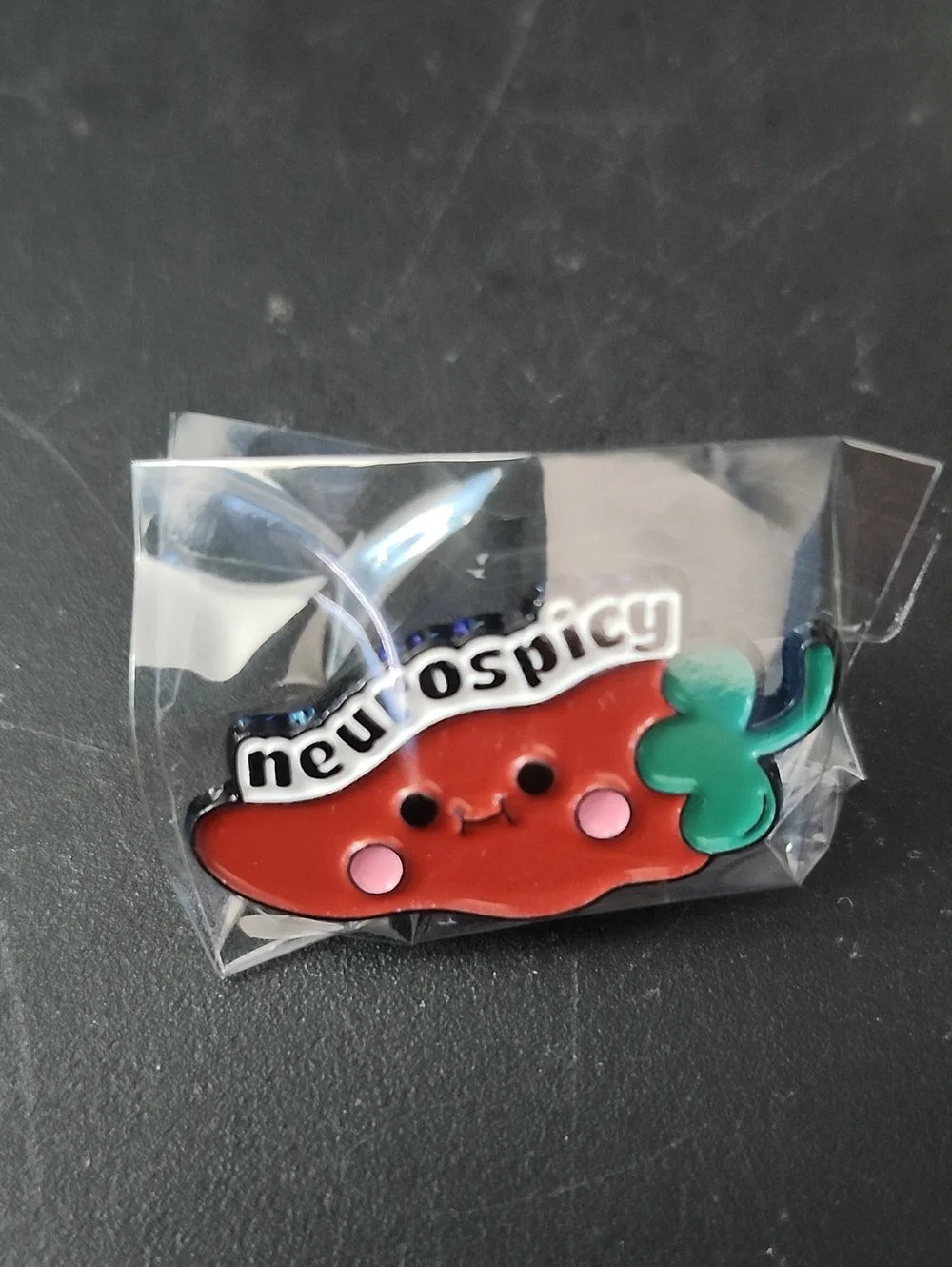 Neurospicy Red Chili Enamel Pin - Accessories